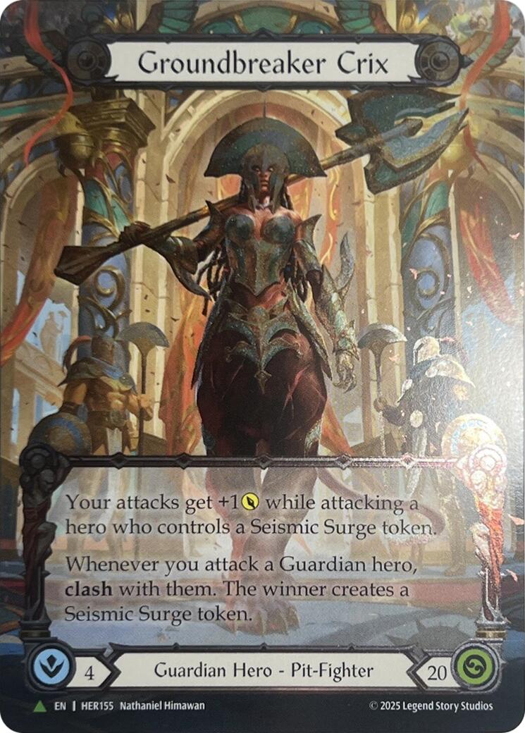 Image of Groundbreaker Crix [HER155] (Promo)  Cold Foil