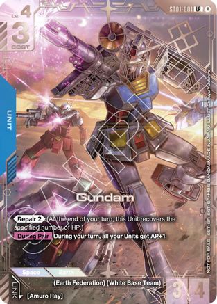 Image of Gundam (Regional Championship 3rd Place) (ST01-001) - Gundam Promotional Cards Holofoil