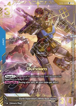 Image of Gundam (Regional Championship 1st Place) (ST01-001) - Gundam Promotional Cards Holofoil