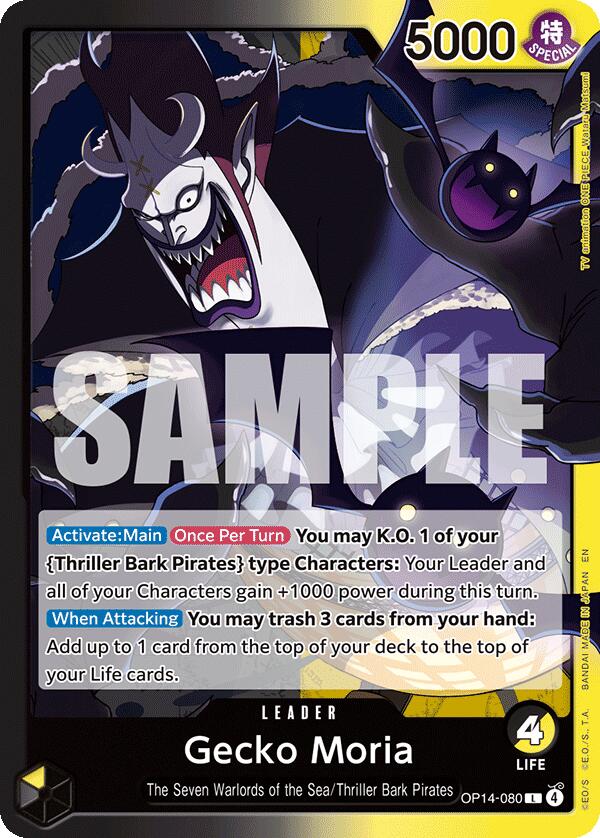 Image of Gecko Moria (OP14-080) [The Azure Sea's Seven]