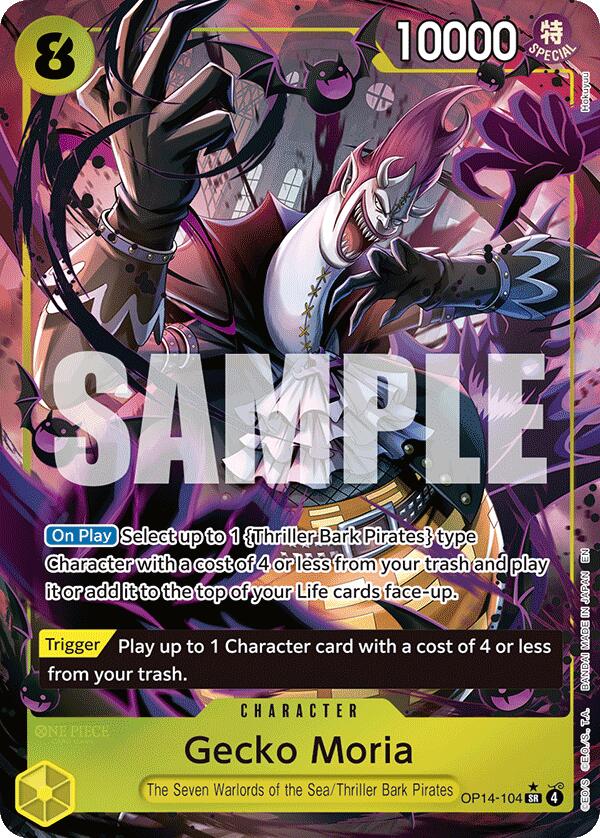 Image of Gecko Moria (OP14-104) (Alternate Art) [The Azure Sea's Seven]
