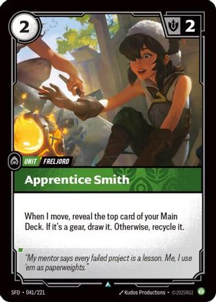 Image of Apprentice Smith (041/221) - Spiritforged