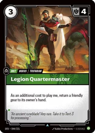 Image of Legion Quartermaster (044/221) - Spiritforged