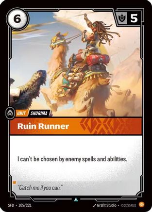 Image of Ruin Runner (105/221) - Spiritforged Foil