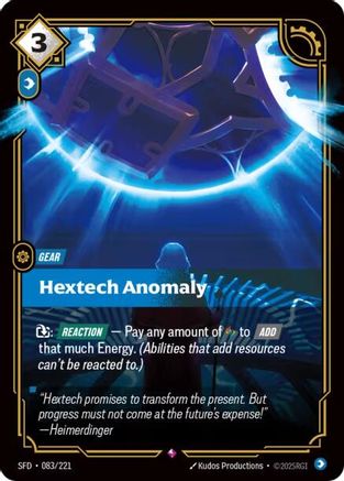 Image of Hextech Anomaly (083/221) - Spiritforged Foil
