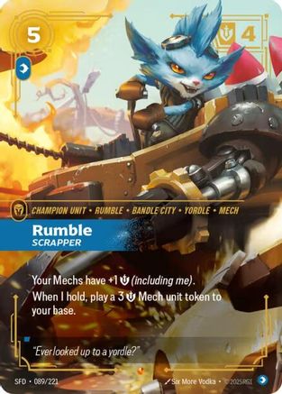 Image of Rumble - Scrapper (089/221) - Spiritforged Foil