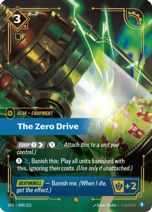 Image of The Zero Drive (090/221) - Spiritforged Foil