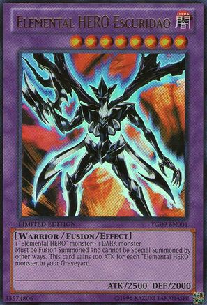 Image of Elemental HERO Escuridao [YG09-EN001] Ultra Rare
