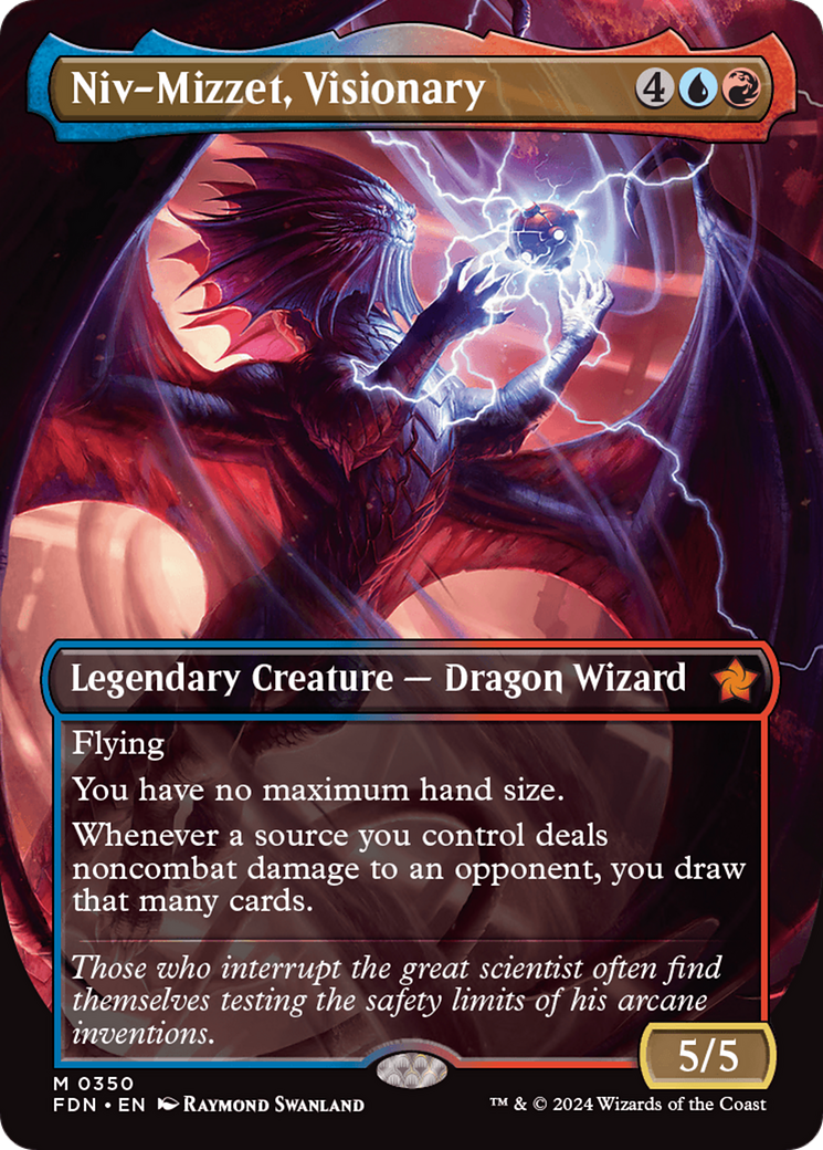 Image of Niv-Mizzet, Visionary (Borderless) [Foundations]
