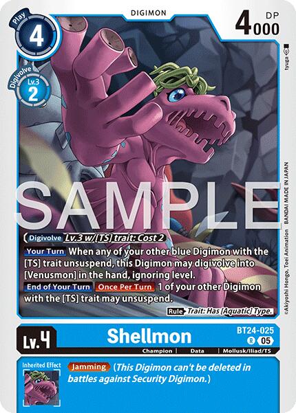 Image of Shellmon [BT24-025] [Time Stranger]