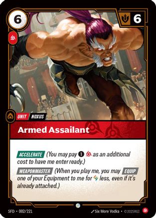 Image of Armed Assailant (002/221) - Spiritforged Foil