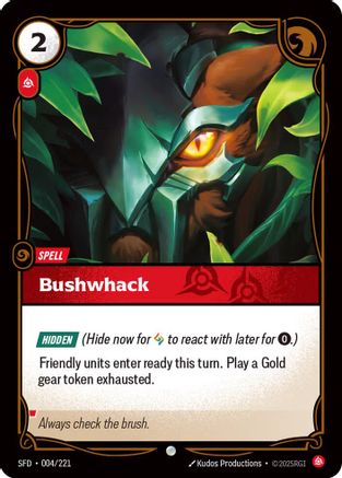 Image of Bushwack (004/221) - Spiritforged