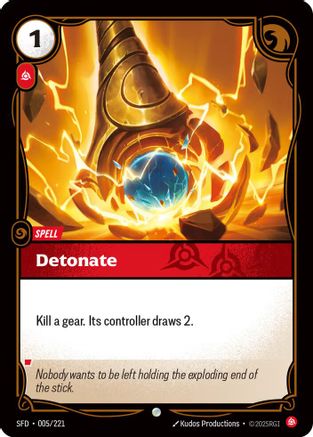 Image of Detonate (005/221) - Spiritforged Foil