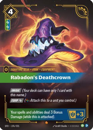 Image of Rabadon's Deathcrown (191/221) - Spiritforged Foil