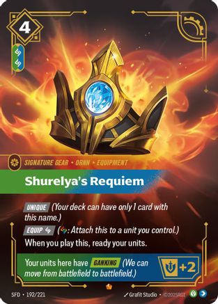 Image of Shurelya's Requiem (192/221) - Spiritforged Foil