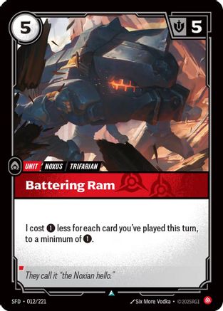 Image of Battering Ram (012/221) - Spiritforged Foil