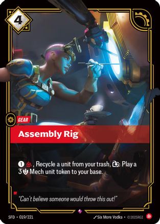 Image of Assembly Rig (019/221) - Spiritforged Foil