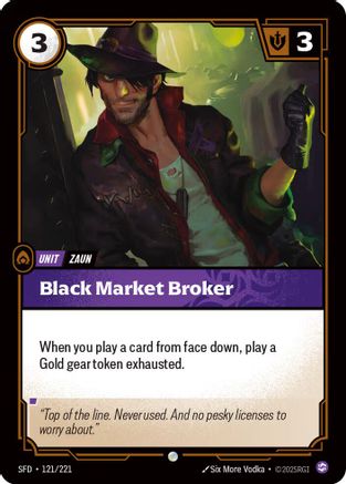Image of Black Market Broker (121/221) - Spiritforged