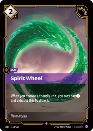 Image of Spirit Wheel (144/221) - Spiritforged Foil