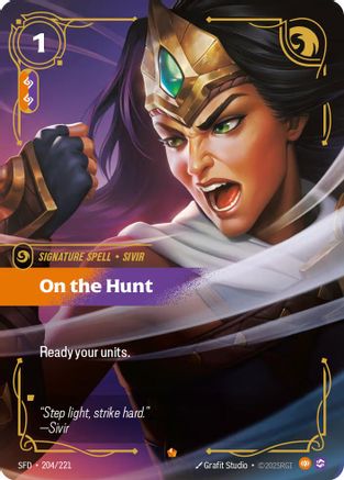 Image of On the Hunt (204/221) - Spiritforged Foil