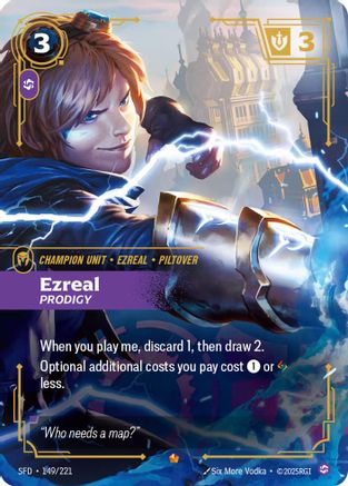 Image of Ezreal - Prodigy (149/221) - Spiritforged Foil