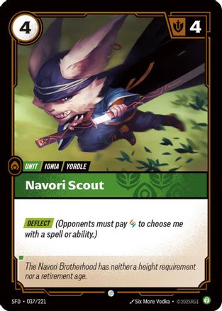 Image of Navori Scout (037/221) - Spiritforged Foil