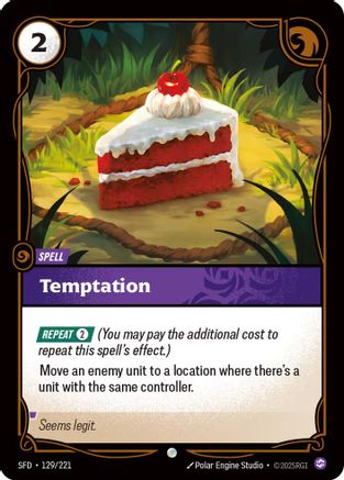 Image of Temptation (129/221) - Spiritforged