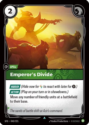 Image of Emperor's Divide (043/221) - Spiritforged