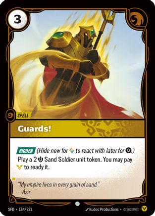 Image of Guards! (154/221) - Spiritforged Foil