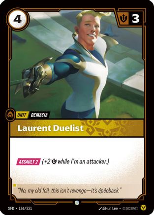 Image of Laurent Duelist (156/221) - Spiritforged