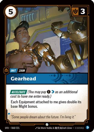 Image of Gearhead (068/221) - Spiritforged