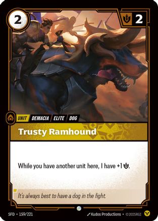 Image of Trusty Ramhound (159/221) - Spiritforged