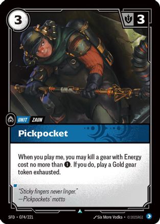 Image of Pickpocket (074/221) - Spiritforged