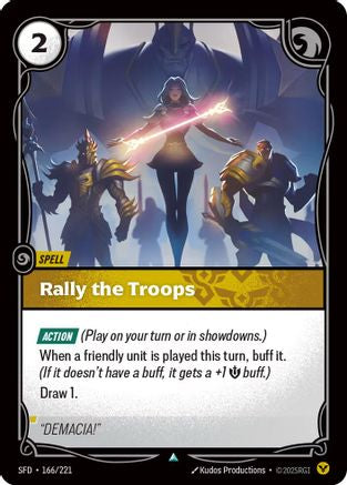 Image of Rally the Troops (166/221) - Spiritforged