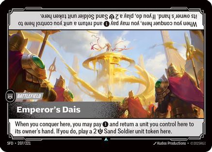 Image of Emperor's Dais (207/221) - Spiritforged Foil