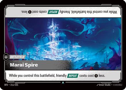 Image of Marai Spire (211/221) - Spiritforged Foil