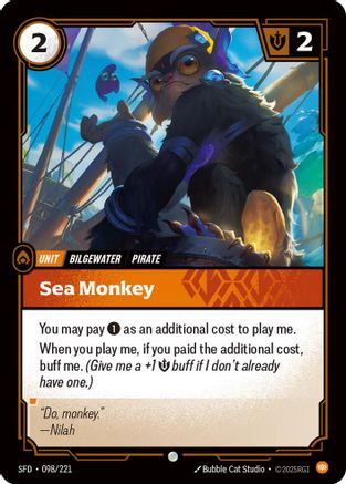Image of Sea Monkey (098/221) - Spiritforged Foil