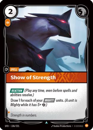 Image of Show of Strength (106/221) - Spiritforged