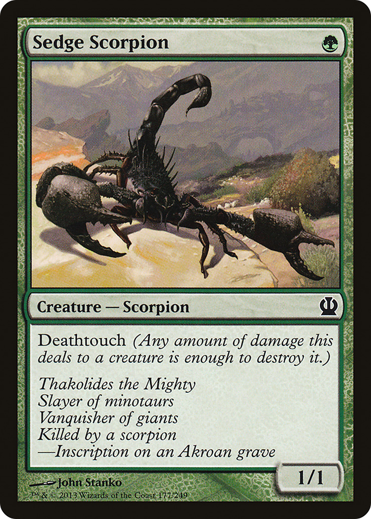 Image of Sedge Scorpion [Theros]