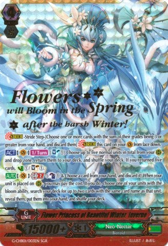 Flower Princess of Beautiful Winter, Inverno (SGR) (G-CHB01/003EN) [TRY3 NEXT]