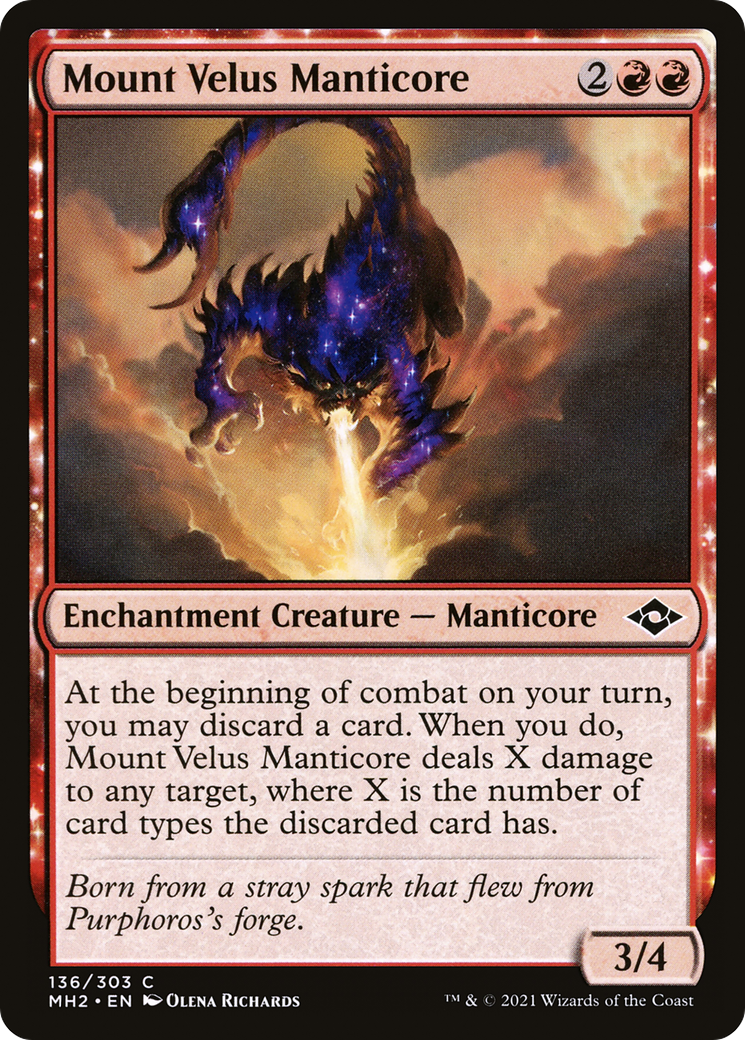 Image of Mount Velus Manticore [Modern Horizons 2]