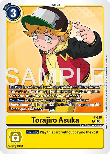 Image of Torajiro Asuka [P-218] (Official Store Tournament 2026 Vol. 1) [Promotional Cards]