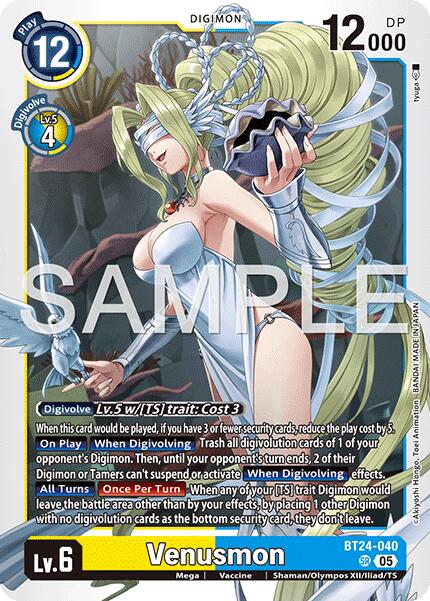 Image of Venusmon [BT24-040] [Time Stranger]