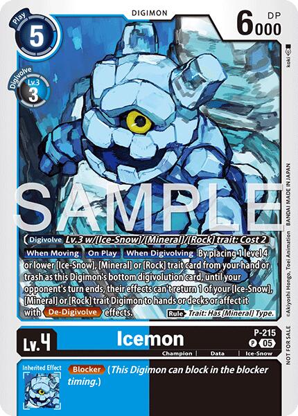 Image of Icemon [P-215] (Official Store Tournament 2026 Vol. 1) [Promotional Cards]