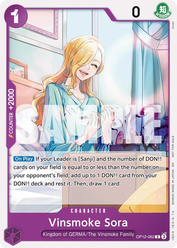 Image of Vinsmoke Sora (Tournament Pack 2026 Vol. 1) [One Piece Promotion Cards]