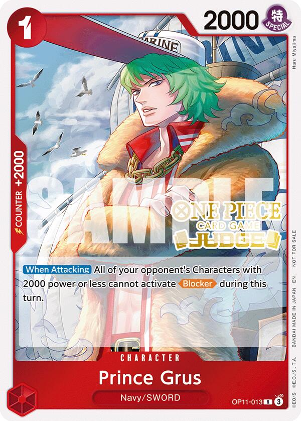 Image of Prince Grus (Judge Pack Vol. 7) [One Piece Promotion Cards]