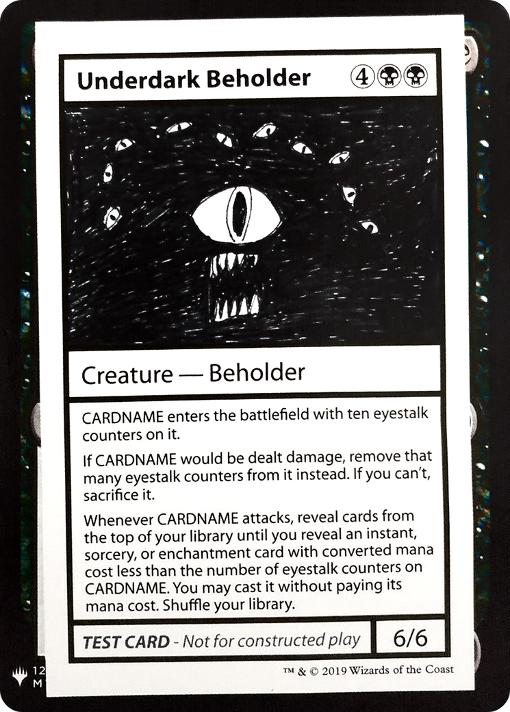 Image of Underdark Beholder [Mystery Booster Playtest Cards]