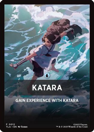 Image of Katara Theme Card [Avatar: The Last Airbender Tokens]
