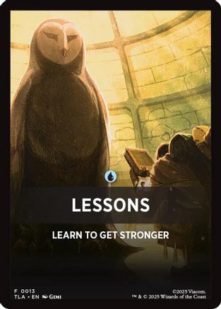 Image of Lessons Theme Card [Avatar: The Last Airbender Tokens]
