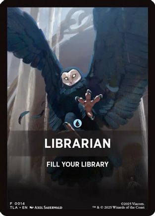 Image of Librarian Theme Card [Avatar: The Last Airbender Tokens]